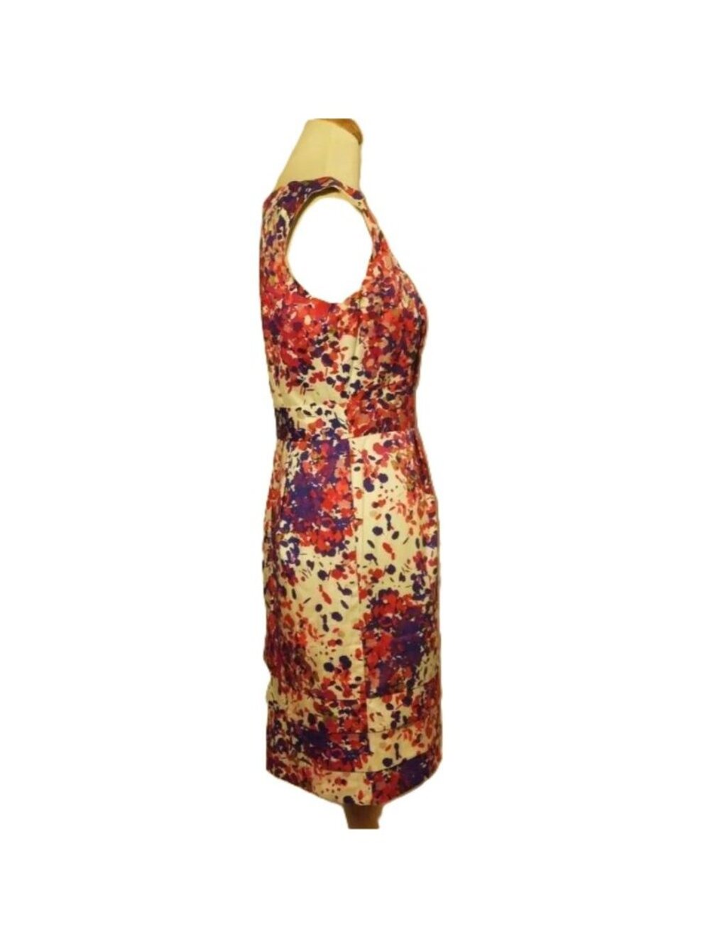 🆕MAX & CLEO Floral Cotton Scoop Neck Dress 8 - Picture 2 of 5